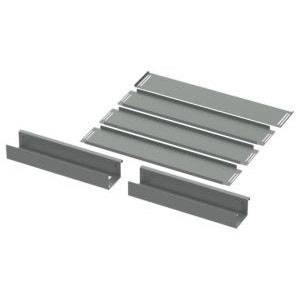 39.45 x 23.5 x 5.98, Hoffman Enclosures AU4024SFF Freestanding Enclosure Sliding False Floor, Gray Mild Steel