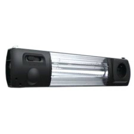 14.33 x 1.89 x 2.99, 100 - 125 VAC 12W, Hoffman Enclosures EL1200DS-US LED Enclosure Light, 1200 Lumen 4000 K Black Smooth Plastic