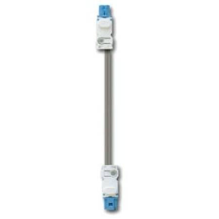 1.97', 50 V, Hoffman Enclosures ELC0601TG24V LED Enclosure Light Through Wiring Cable, 10 A 2-Pole Smooth Gray Copper