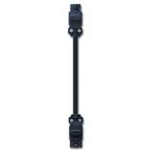 3.28', 250 V, Hoffman Enclosures ELC1001TBUL LED Enclosure Light Through Wiring Cable, 10 A 3-Pole Smooth Black Copper