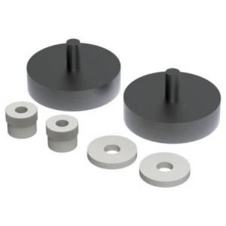 Heavy Duty, Hoffman Enclosures LEDMAG LED Enclosure Light Magnetic Mounting Kit, Smooth Neodymium