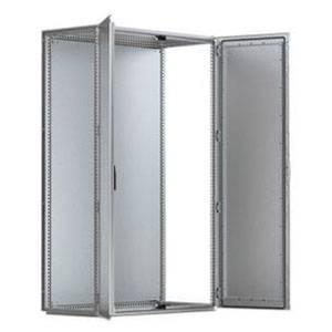 47.24 x 23.62 x 78.74, Hoffman Enclosures MCDS20126 Floor Standing Enclosure, NEMA 12/13/EEMAC 12/IP55/IK10, Stainless Steel, 2-Door