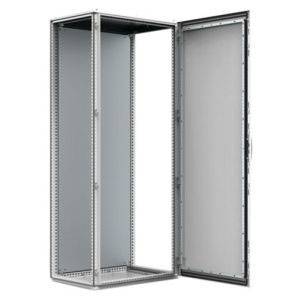800 MM x 600 MM x 2000 MM, Hoffman Enclosures MCS20086HP Floor Standing Enclosure, NEMA 4X/12/13/IP55/66/IK10, Light Gray Mild Steel, 1-Door