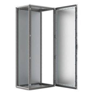 23.62 x 23.62 x 78.74, Hoffman Enclosures MCSS20066 Floor Standing Enclosure, NEMA 12/13/EEMAC 12/IP55/IK10, Stainless Steel, 1-Door