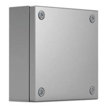 11.81 x 4.72 x 11.81, Hoffman Enclosures SSTB303012 Terminal Box, NEMA/EEMAC 4X/12/13/IP66/IK08, 18 Gauge Body/16 Gauge Door,304 Stainless Steel