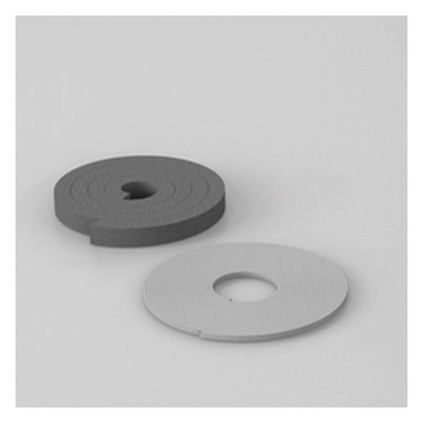 nVent HOFFMAN BG01 Bottom Plate Cable Entry Foam Gasket, For Use With Floor Standing Enclosure, Foam, Black/Gray