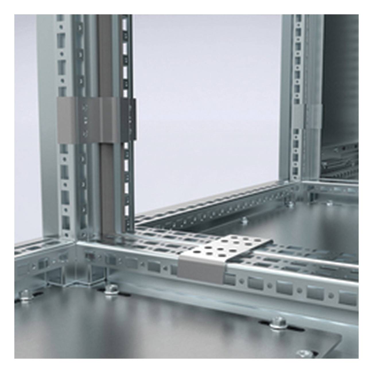 nVent HOFFMAN CCM04IP66 Internal Top and Bottom Baying Kit, For Use With IEC Enclosure, 11 ga Mild Steel, Unpainted