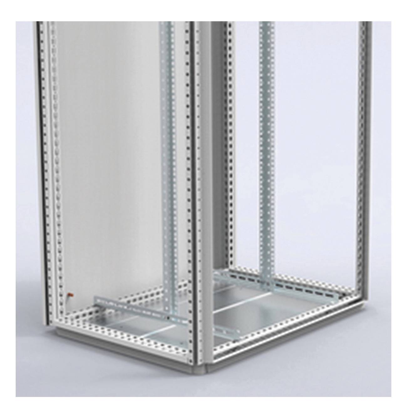 nVent HOFFMAN CID600 Mounting Profile, 1.26 in H x 21.85 in W x 1.18 in D, For Use With 800/1000 mm W x 600 mm D Floor Standing Enclosure, 11 ga Mild Steel