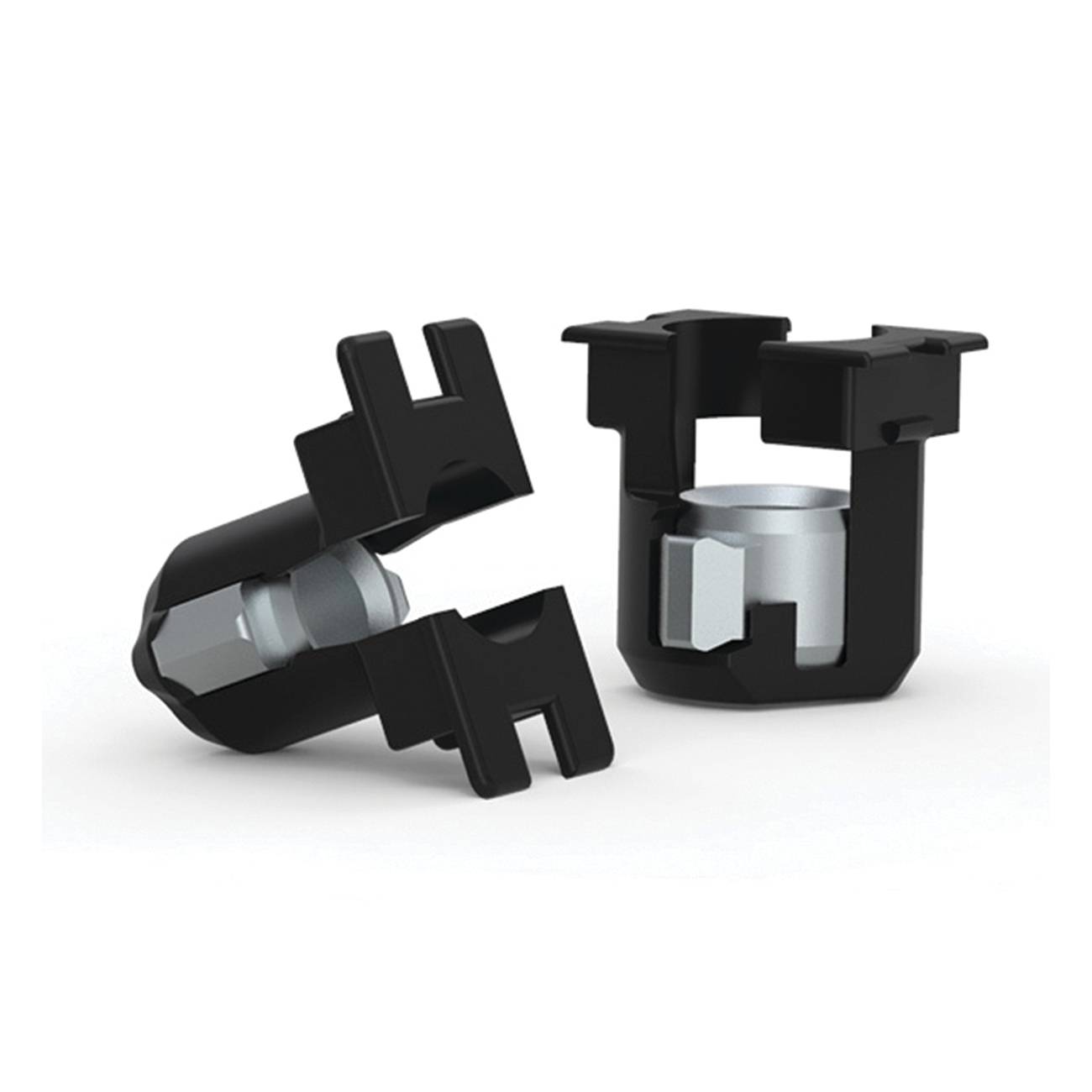 nVent HOFFMAN CNM815 Cage Nut, For Use With IEC Enclosure, M8 Thread Size, Plastic, Black/Gray