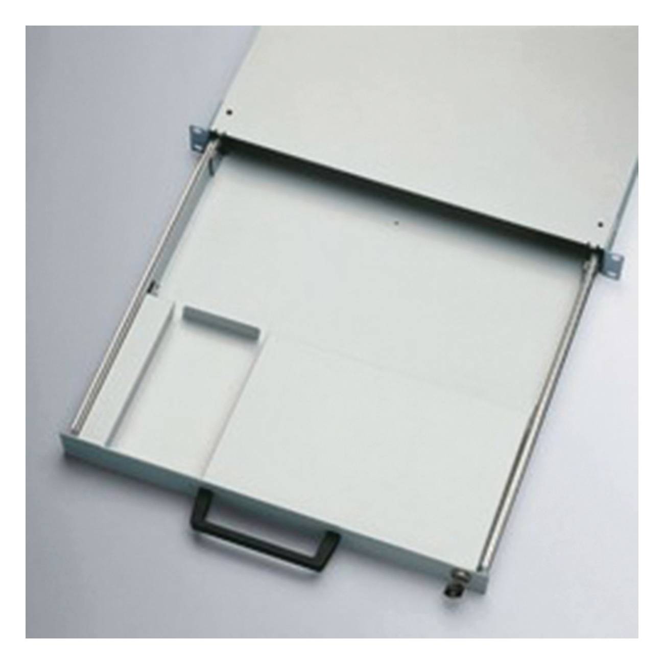 nVent HOFFMAN DKB02 1U Keyboard Tray, 1.26 in H x 15.98 in W x 7.17 in D, For Use With Floor Standing Enclosure, 18 ga Mild Steel