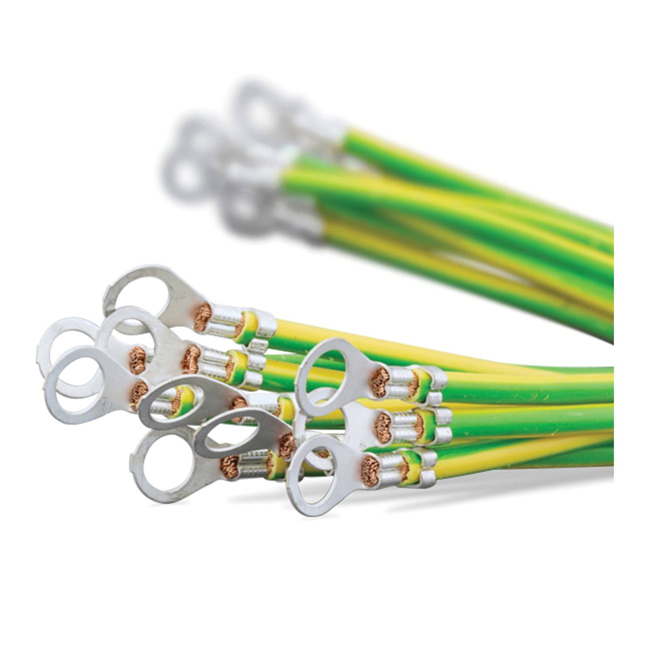 nVent HOFFMAN ECFA220 Earthing Cable, Copper, Green/Yellow