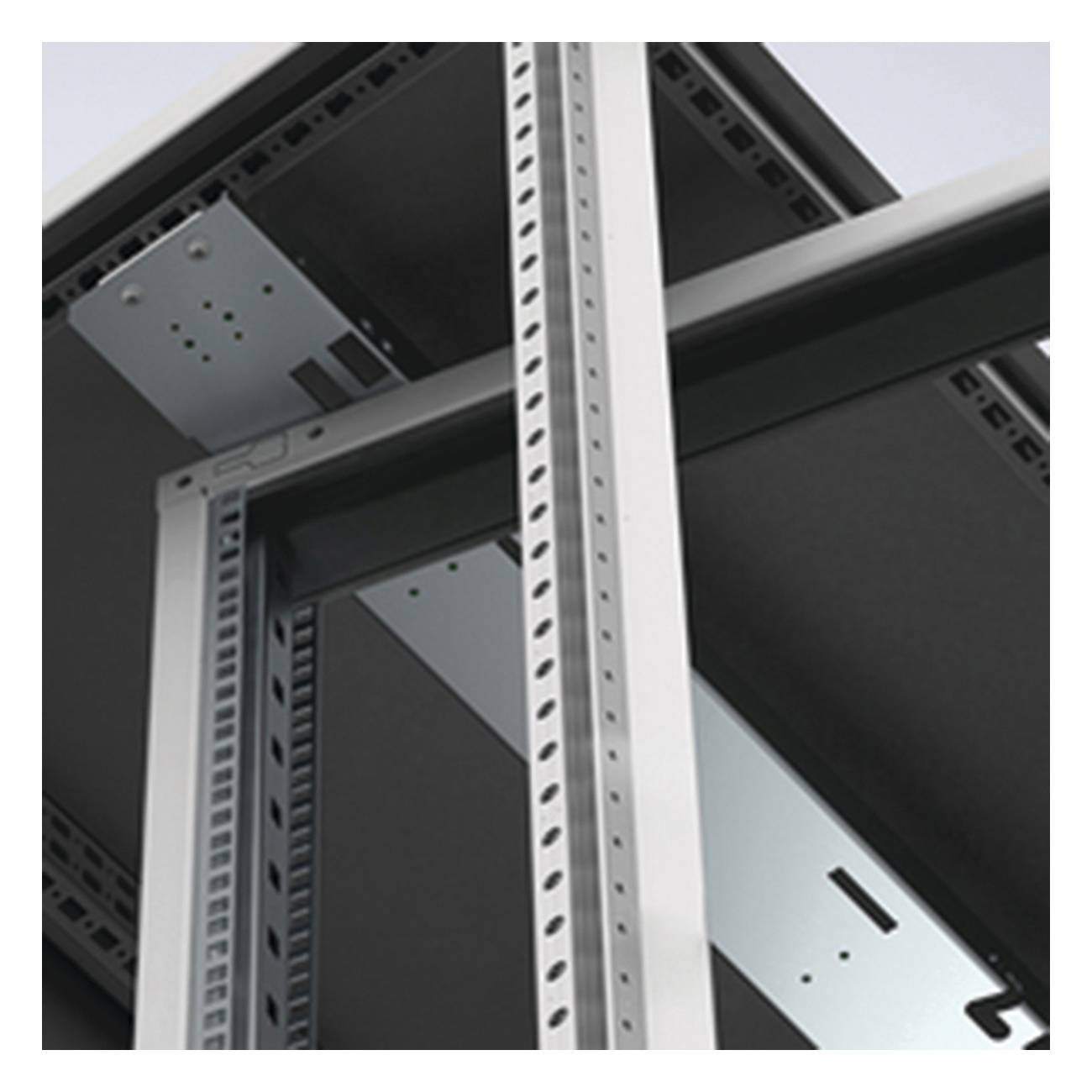 nVent HOFFMAN ESFB06 Swing Frame Transversal Support Bar, For Use With 600 W IEC Enclosure, 11 ga Mild Steel, Unpainted