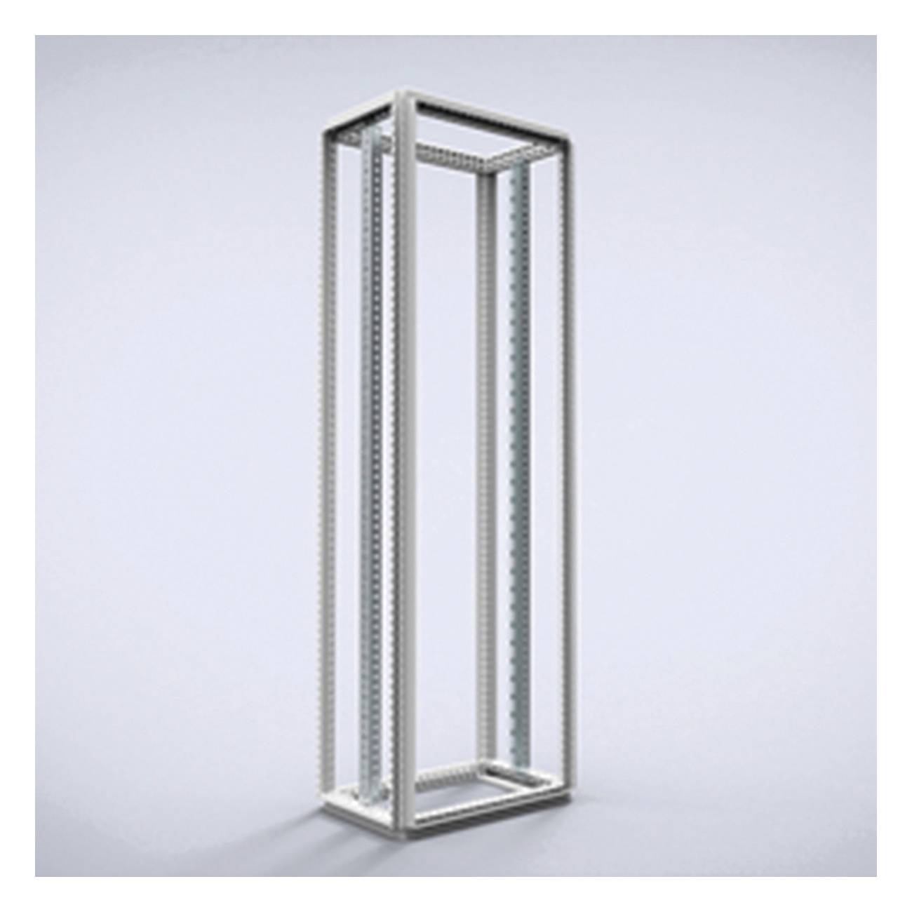 nVent HOFFMAN HP1800 Vertical Height Mounting Profile, 69.09 in H x 1.97 in W x 1.18 in D, For Use With 1800 mm H Enclosure, 14 ga Mild Steel