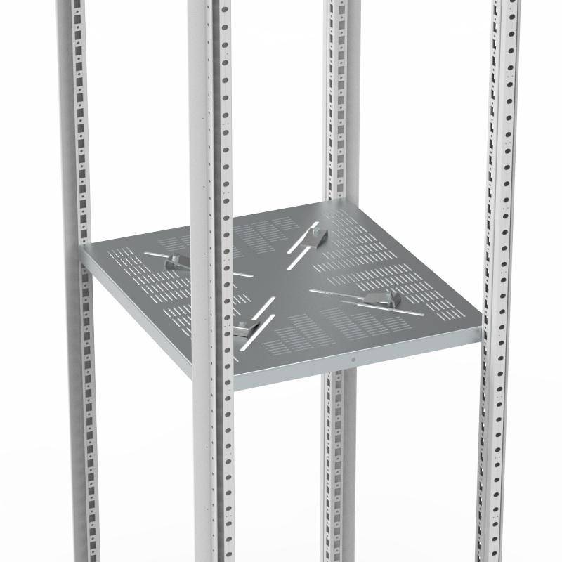 nVent HOFFMAN SHM0606 SHM Monitor Shelf, 23.62 in W x 23.62 in D, Steel