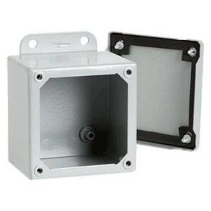 10 x 8 x 4, Hoffman A1008SC Junction Box, NEMA 12/13, IP65, Steel, 14 Gauge, flanged, ,1-Door