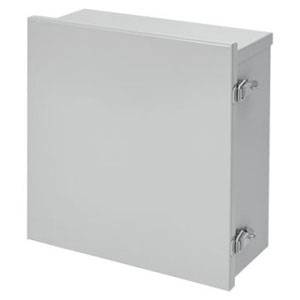 10 x 8 x 6, Hoffman A10R86HCLO Junction Box, NEMA 3R, IP32, Steel, 16 Gauge, Unflanged, 1-Door