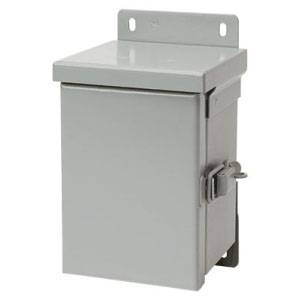 10 x 8 x 6, Hoffman A10R86HCR Electrical Enclosure, NEMA 3R, IP32, Steel, 16 Gauge, Unflanged, 1-Door