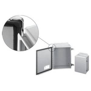 16 x 14 x 6.75, Hoffman A1614CHFTC Junction Box, NEMA 12/13, IP65, Steel, 16 Gauge (Body), 16/14 Gauge (Door), Flanged, 1-Door