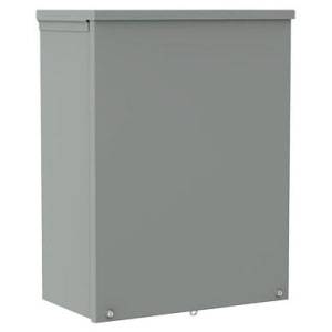 18 x 18 x 10, Hoffman A18R1810 Electrical Enclosure, NEMA 3R, IP32, Steel, 16 Gauge, Unflanged, ,1-Door