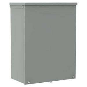 18 x 18 x 6, Hoffman A18R186NK Electrical Enclosure, NEMA 3R, IP32, Steel, 16 Gauge, Unflanged, ,1-Door