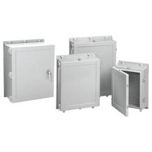 20.19 x 20.25 x 6, Hoffman A20H2006GQRLP Electrical Enclosure, NEMA 3/3R/4/4X/12/13/IP66, Reinforced Fiberglass, 1-Door, Hinged