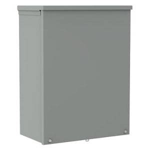 24 x 20 x 8, Hoffman A24R208NK Electrical Enclosure, NEMA 3R, IP32, Steel, 16 Gauge, Unflanged, ,1-Door