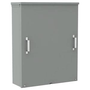 24 x 24 x 12, Hoffman A24R2412 Electrical Enclosure, NEMA 3R, IP32, Steel, 14 Gauge, Unflanged, ,1-Door