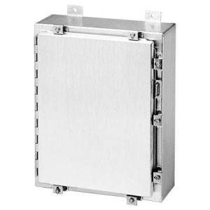 36 x 30 x 12, Hoffman A36H3012ALLP Wall Mount Enclosure, NEMA 3R/4/4X/12/13/IP66, Aluminum, 1-Door, Continuous Hinged