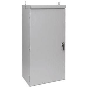 60 x 36 x 18, Hoffman A60R3618FSLP WeatherPro™ Pad Mount Enclosure, NEMA 3R/IP32, 14 Guage Steel, 1-Door