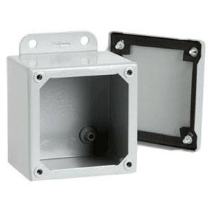 8 x 6 x 6, Hoffman A8066SC Junction Box, NEMA 12/13, IP65, Steel, 14 Gauge, flanged, ,1-Door