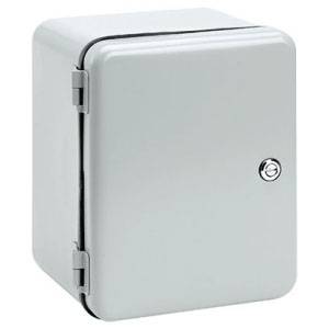 6 x 6 x 6, Hoffman D666IS Junction Box, NEMA 12, IP55, Steel, 16 Gauge, Unflanged, ,1-Door