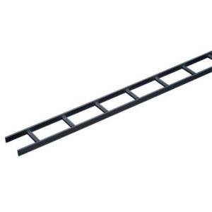 10' x 12" Hoffman LSS12BLK Ladder Rack, Black