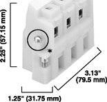 Allen-Bradley NEMA 3 Pole Pull-Apart Terminal Block