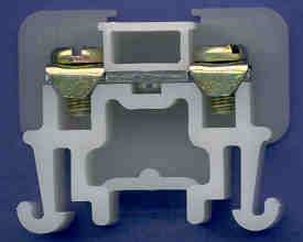 Allen-Bradley TERM BLCK Rail MTD 1P 25A WHT