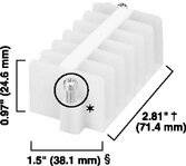 Allen-Bradley TERM BLCK PNL MTD 6P 25A WHT