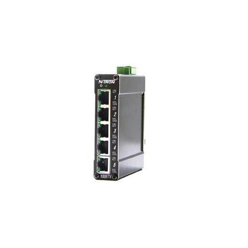redlion® 1005TX Unmanaged Network Switch, 10/100/1000BaseTX Interface, (5) RJ45 10/100/1000BaseT(X) Port, 10 Gbps Memory