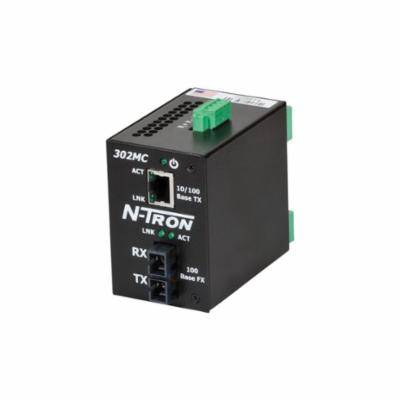 redlion® N-TRON® 302MC-ST 300 Industrial Media Converter, 2 km