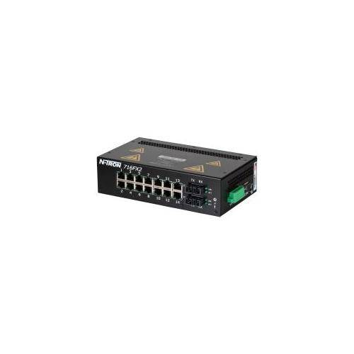 redlion® 716FX2-SC Managed Network Switch, 10/100BaseTX Interface, (14) RJ45 Port