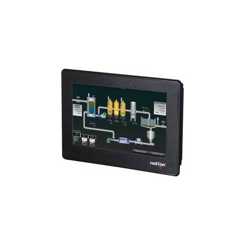 redlion® CR30000700000420 Widescreen HMI Operator Panel With Data Logging and Web Server, 10 to 30 VDC, 17.5 to 18 W, 7 in TFT LCD Display