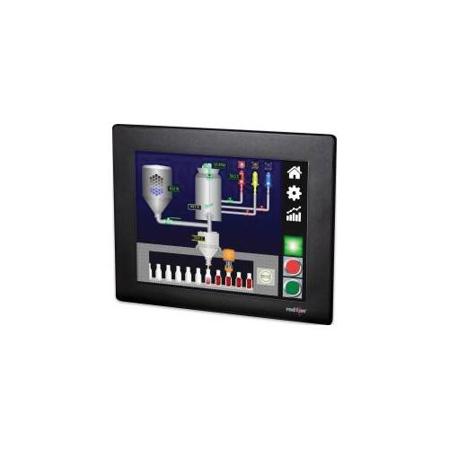 redlion® CR30001000000420 Widescreen HMI Operator Panel With Data Logging and Web Server, 10 to 30 VDC, 21 to 22 W, 10.4 in TFT LCD Display