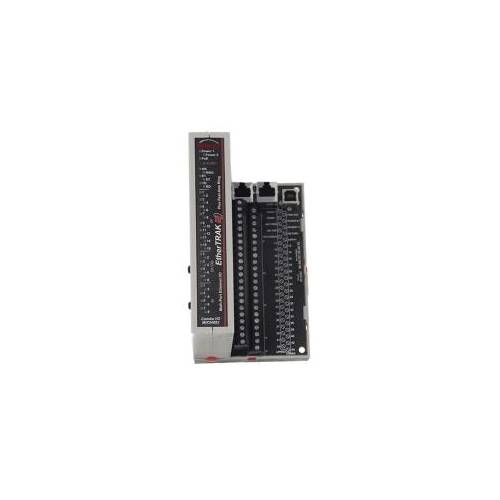 redlion® EtherTRAK® E2-MIX24880-D Double Density Ethernet Combination I/O Module, 32 Inputs, 8 Outputs, 0.003 % Resolution, +/-0.1 % Accuracy