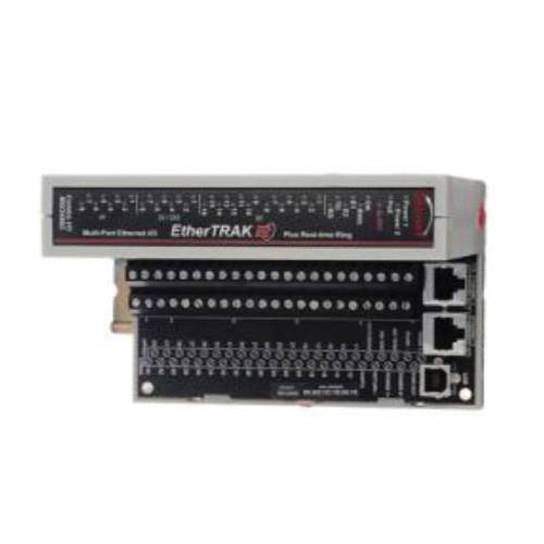 redlion® EtherTRAK® E2-MIX24880-D Double Density Ethernet Combination I/O Module, 32 Inputs, 8 Outputs, 0.003 % Resolution, +/-0.1 % Accuracy