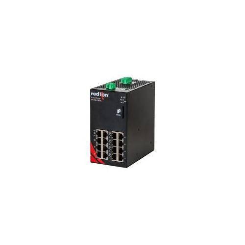 redlion® NT24K-16TX-PT Managed Network Switch, 10/100/1000BaseTX Interface, (16) RJ45 10/100/1000Base-TX Port