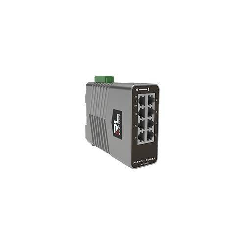 redlion® NT-5008-000-0000 Managed Network Switch, 10/100/1000BaseTX Interface, (8) RJ45 10/100/1000BaseT(X) Port