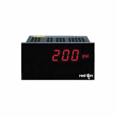 redlion® PAXLPV00 Process Volt Meter, 40 to 1000 Units/VAC Measuring, 3.8 in L x 4.1 in W x 1.95 in H, Flame Resistant Case, LED Display