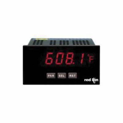 redlion® PAXLT000 Universally Powered Thermocouple and RTD Meter With Dual Relay Output, 3.8 in L x 4.1 in W x 1.95 in H, Flame Resistant Case, LED Display