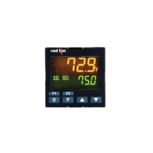 redlion® PXU11AB0 PID Controller, 1/16 DIN, Programmable/Universal Input, Relay Output, 24 VDC +/-10%, 5W Power Rating, Pushbutton Control
