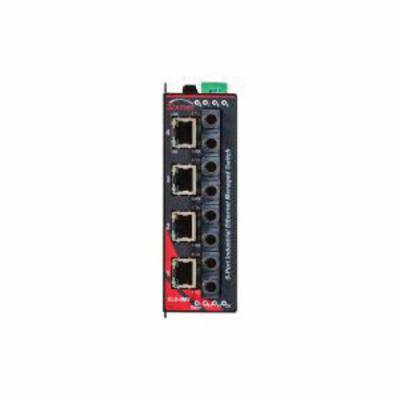 redlion® Sixnet® SLX-8MS-8ST Managed Ethernet Switch, (4) 10/100BASE-TX RJ-45/(4) 100BASE-FX Multi-Mode Fiber Port, 10/100 Mbps Memory