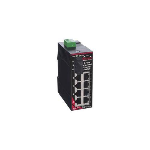 redlion® SL-9ES-2SC Unmanaged Network Switch, 10/100BaseTX Interface, (8) 10/100BASE-TX/RJ-45 Port